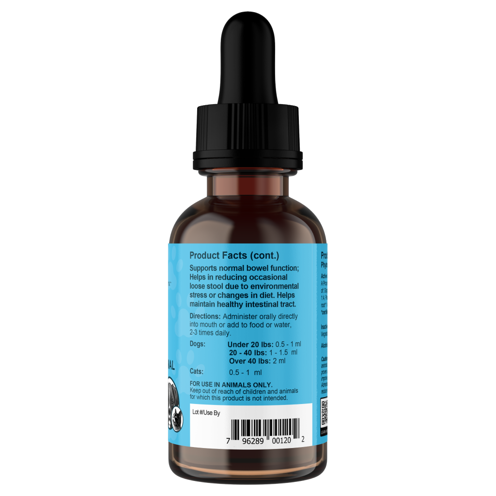 AE Colon Rescue bottle with a dropper and blue label on a white background