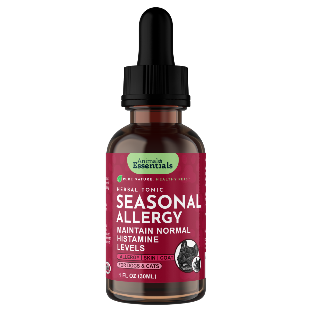 AE Seasonal Allergy 1oz front, powder supplement for dogs and cats