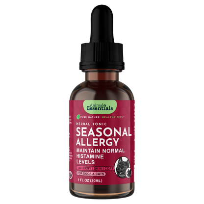 AE Seasonal Allergy 1oz front, powder supplement for dogs and cats