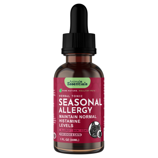 AE Seasonal Allergy 1oz front, powder supplement for dogs and cats