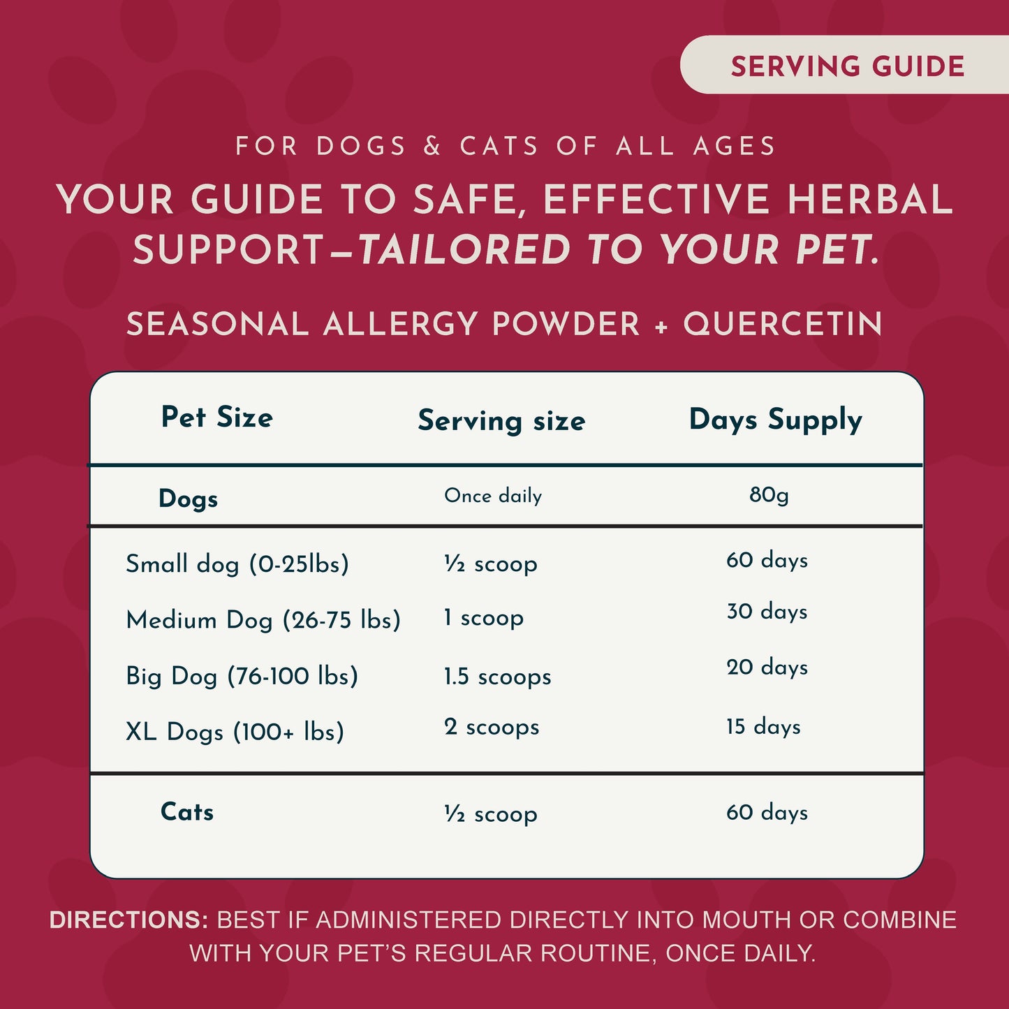 SEASONAL ALLERGY POWDER | Natural Allergy Defense