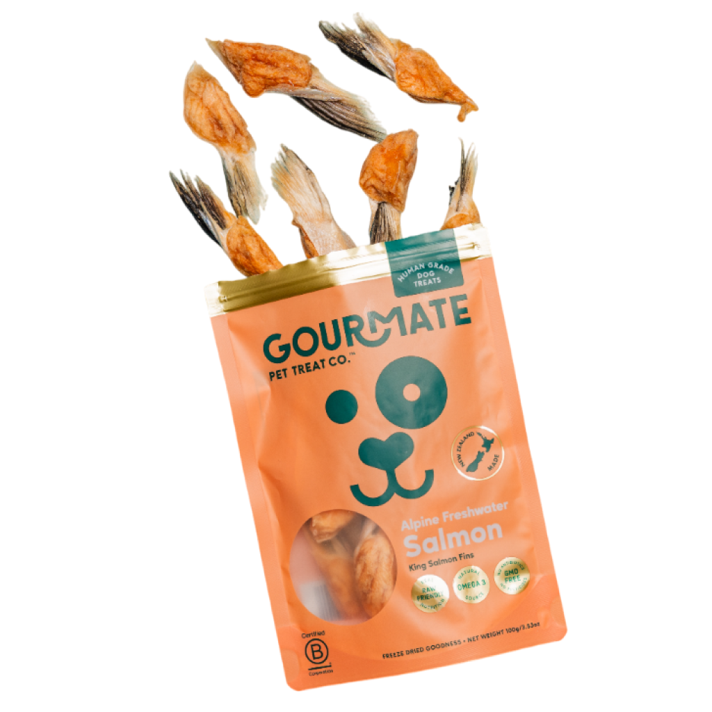 Gourmate Alpine Freshwater Salmon natural dog treats, full bag