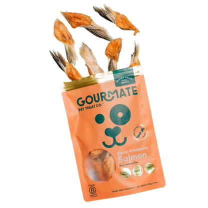 Gourmate Alpine Freshwater Salmon natural dog treats, full bag