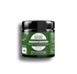 Green Rover supplement jar with black lid on a white background