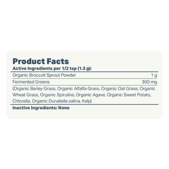 FLR Green Rover label with active and inactive ingredients on a white background