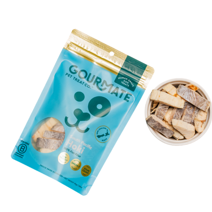 Gourmate South Pacific Hoki fish treat package for dogs