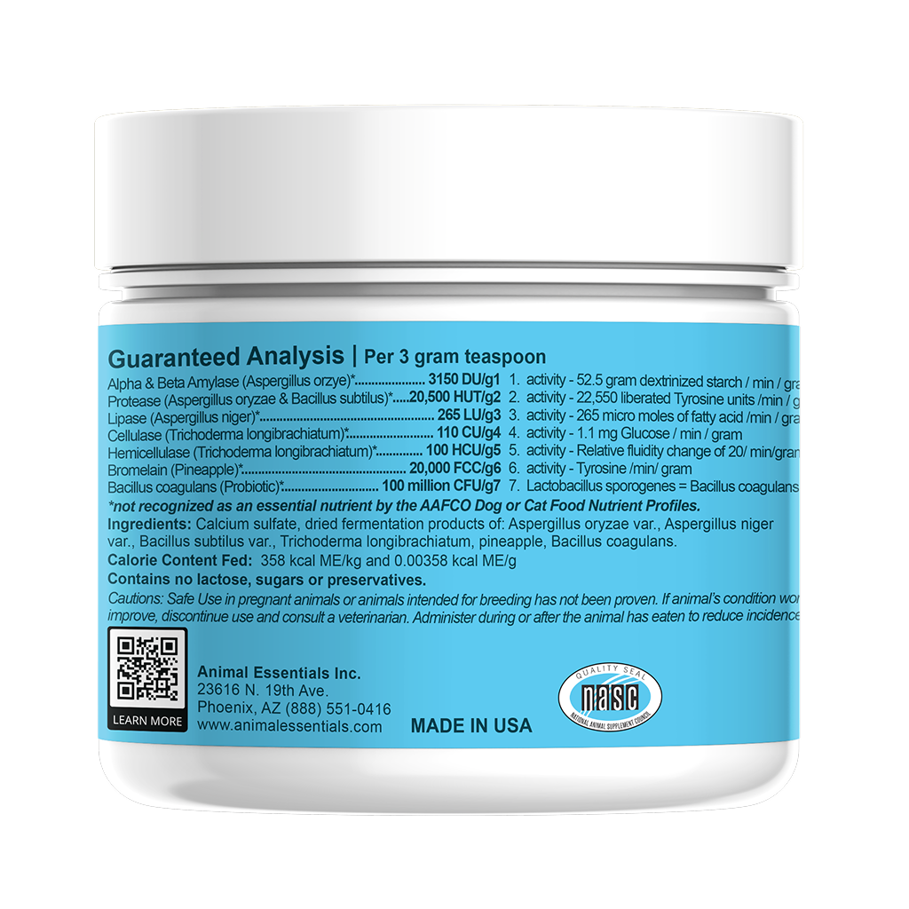 AE Plant Enzyme & Probiotic Powder supplement product packaging