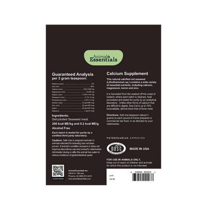 Animal Essentials Sea-Cal natural calcium supplement for pets