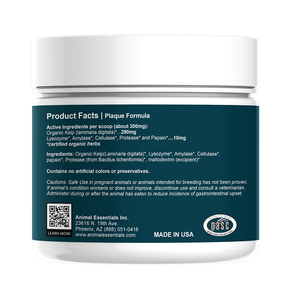 Animal Essentials Sea-Dent oral care supplement for dogs packaging