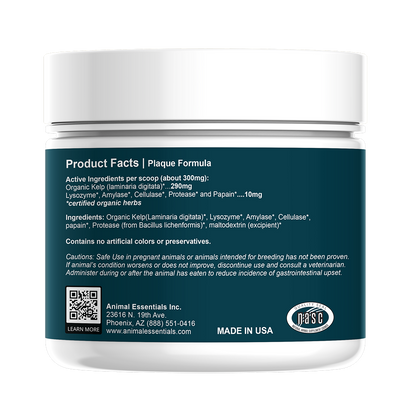 Animal Essentials Sea-Dent oral care supplement for dogs packaging
